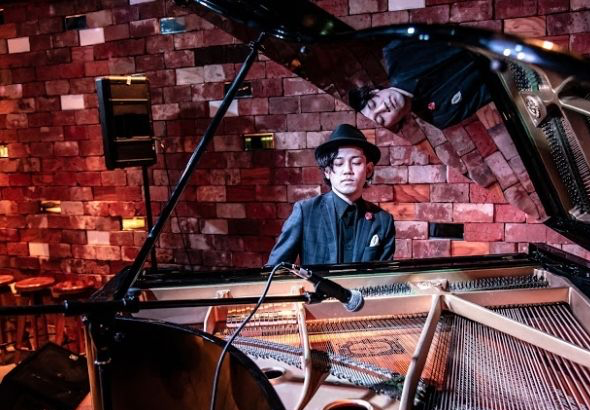 Masaki at the piano